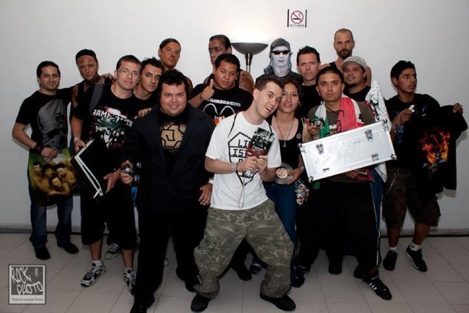 M & G con Rammstein, México 2011