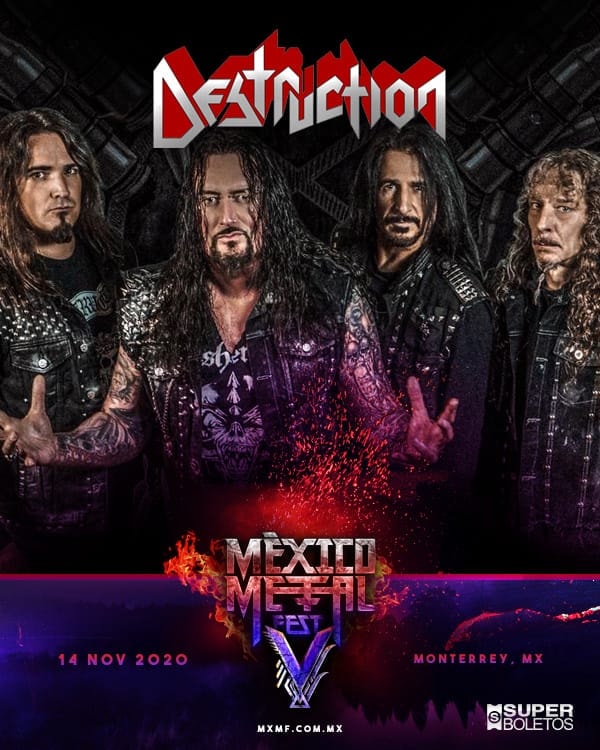 Destrcution en México Metal Fest V