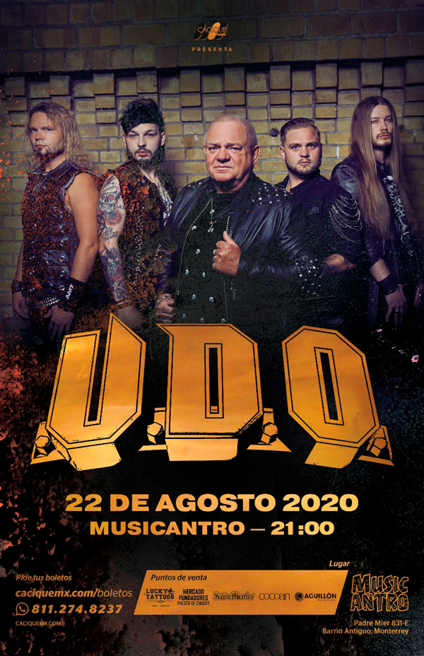 U.D.O. en Monterrey, Agosto 22 de 2020